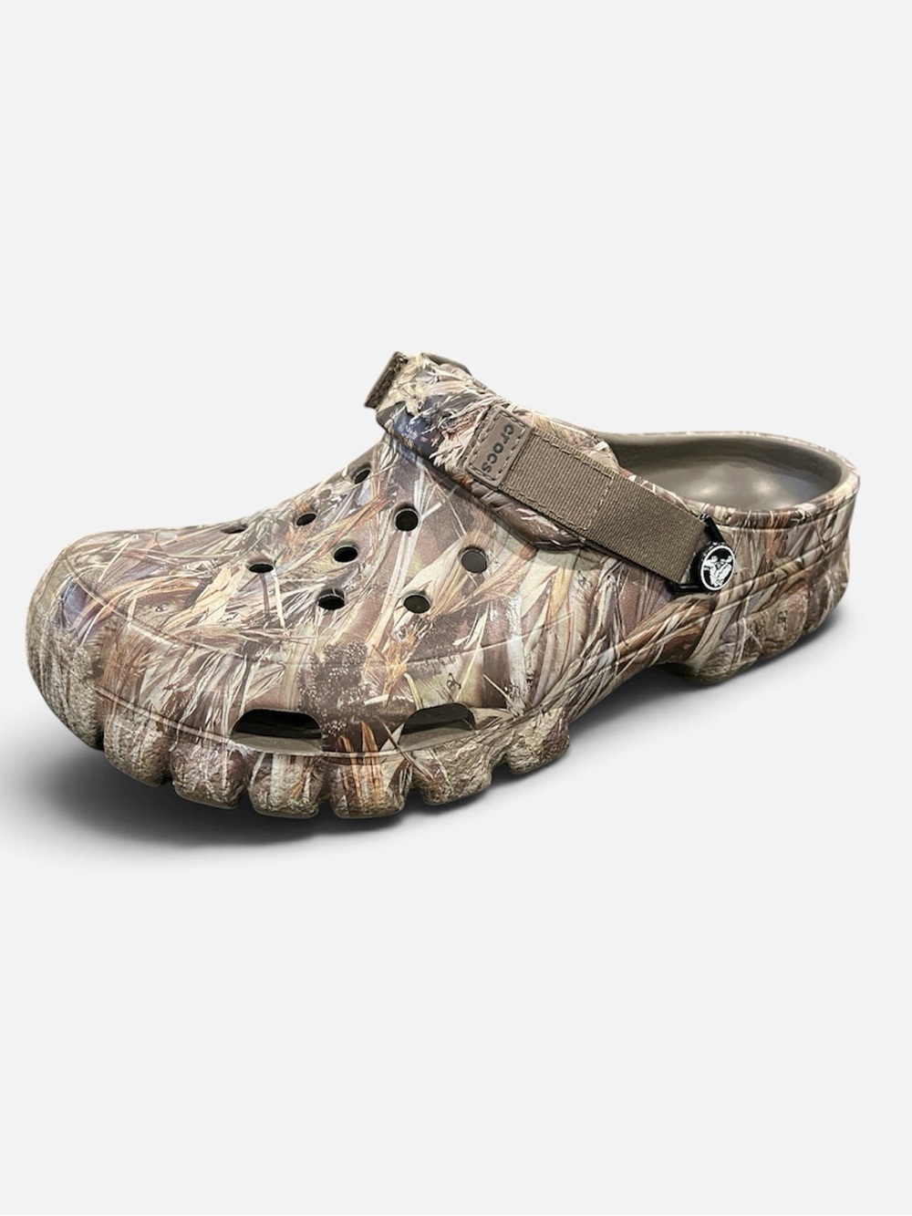 CROCS Iconic Comfort All Terrain Camouflage Adjustable Strap Clog Size Men 10